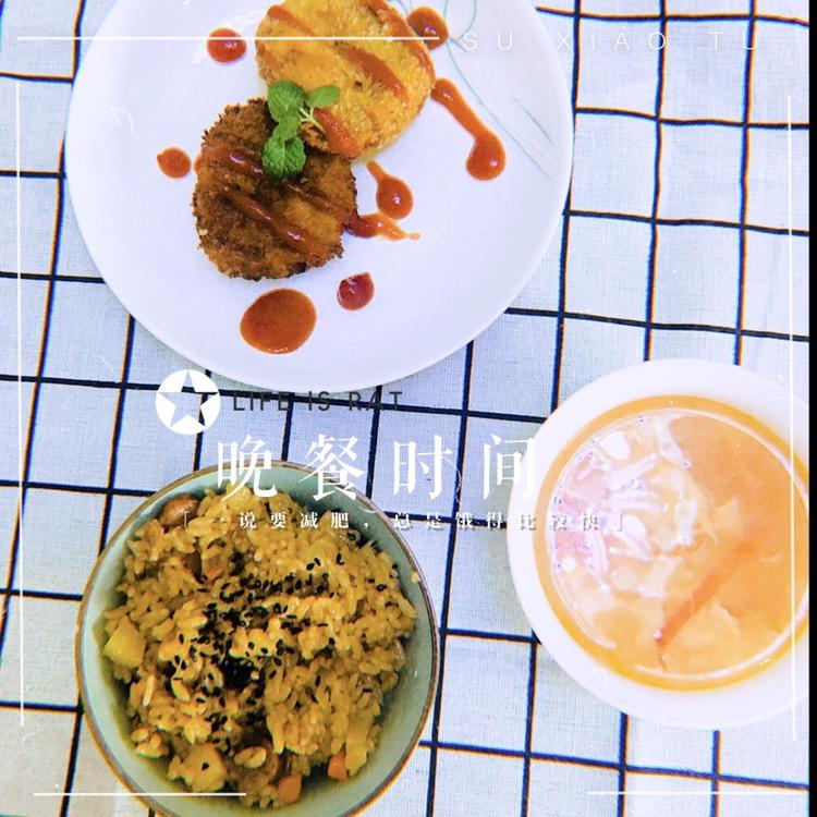 可乐饼 （肉末洋葱土豆饼）