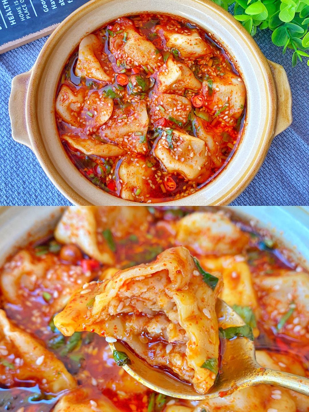 酸汤饺子的做法