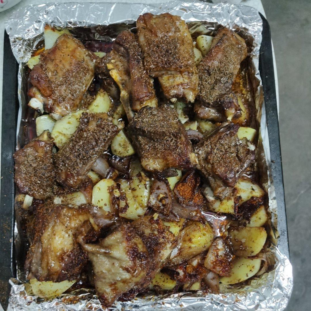 超好吃的烤羊排烤箱版