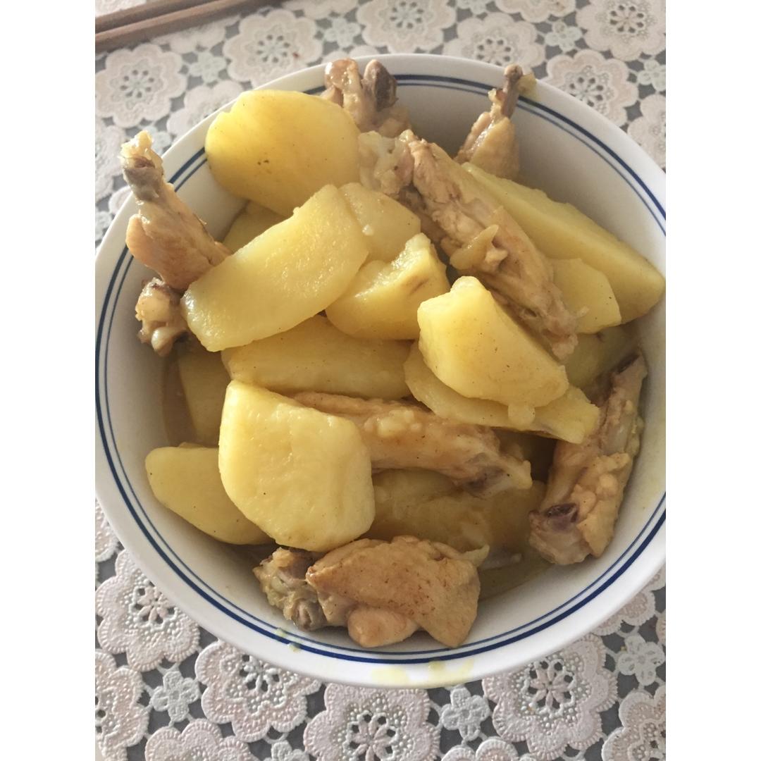 土豆咖喱鸡翅