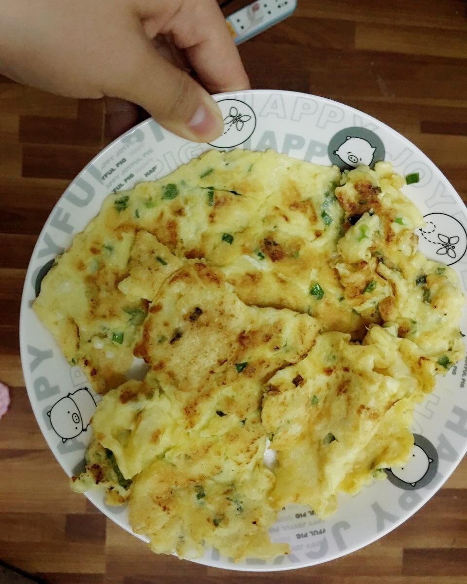 葱花鸡蛋饼