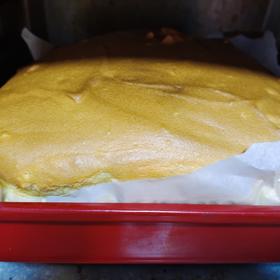 减脂期蛋糕—12寸量无油代糖古早味蛋糕