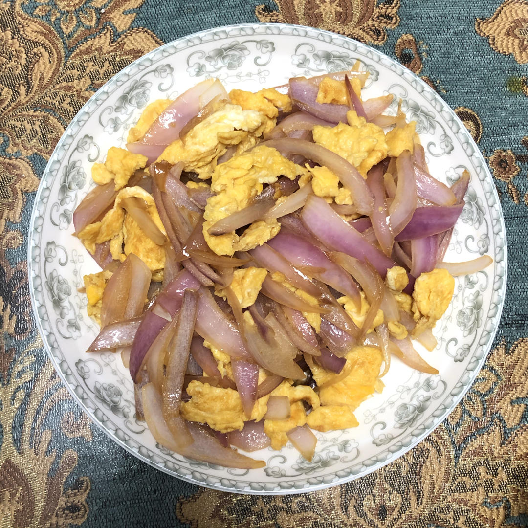 洋葱炒鸡蛋