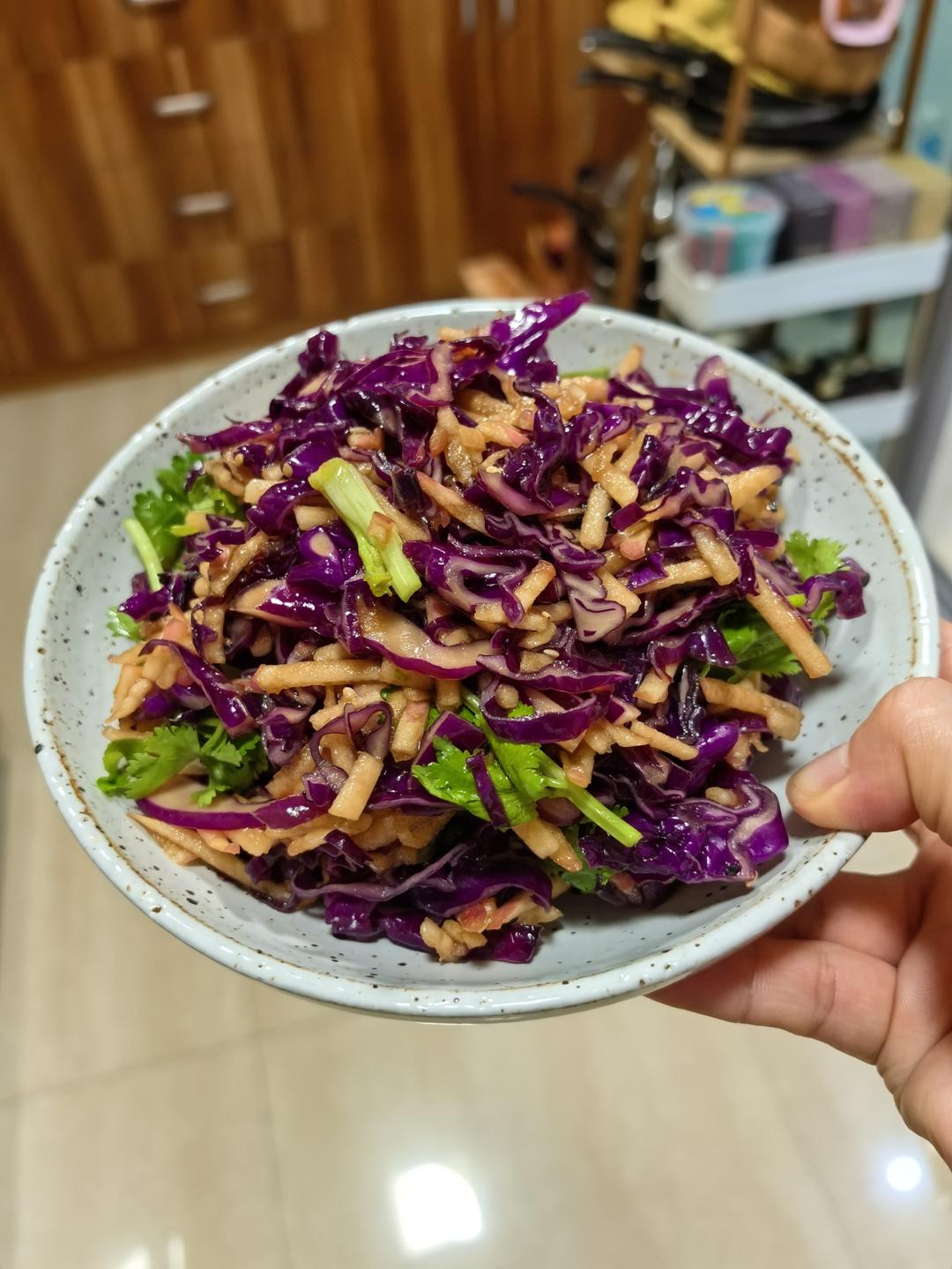 苹果紫甘蓝