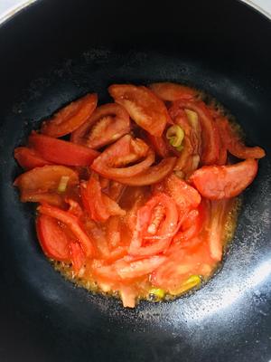 健康流食-番茄鸡蛋疙瘩汤的做法 步骤5