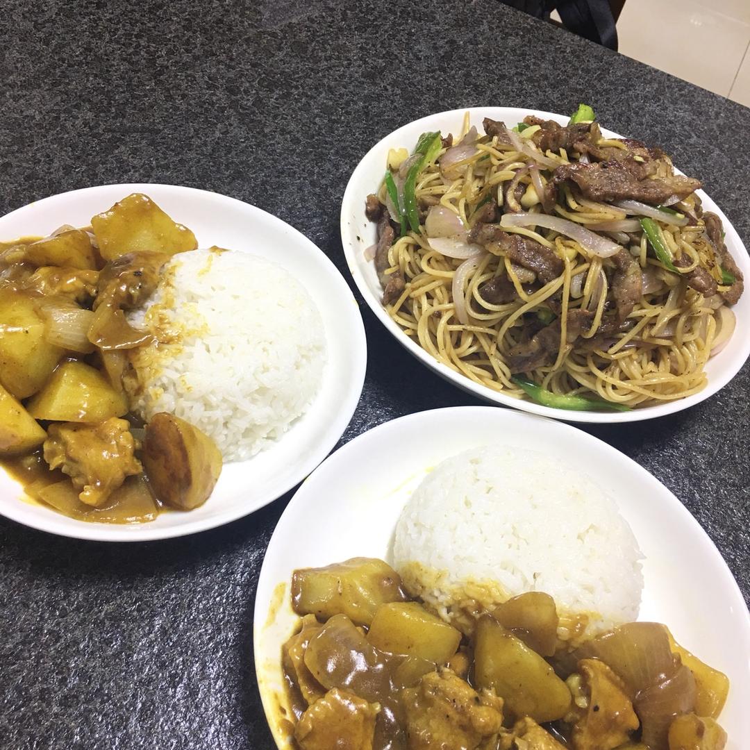 肉藤藤#黑椒牛肉炒意粉