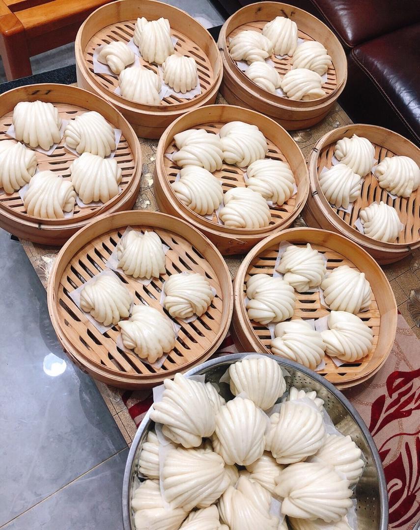 造型漂亮做法超简单的，花卷馒头