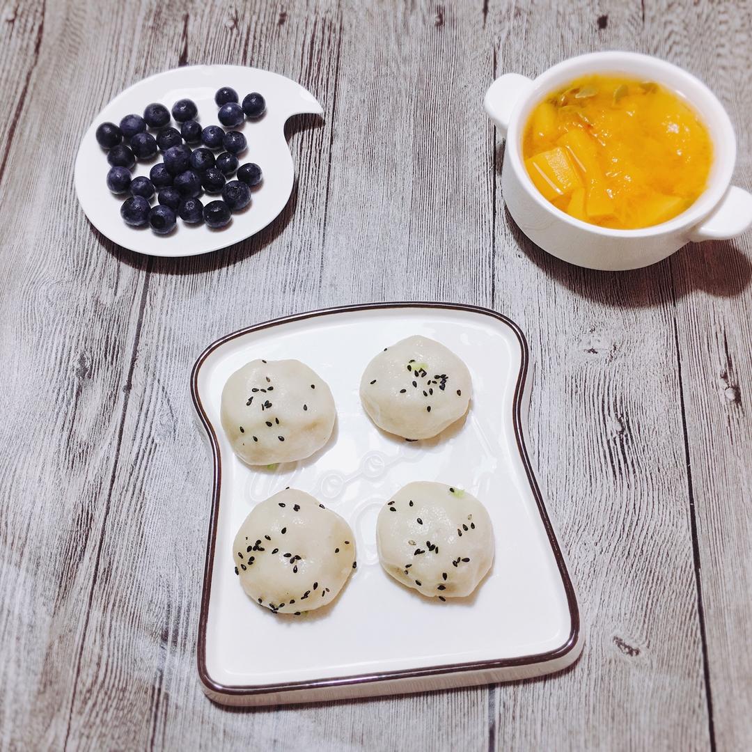 鲜虾猪肉生煎包（一定要看视频哟~）