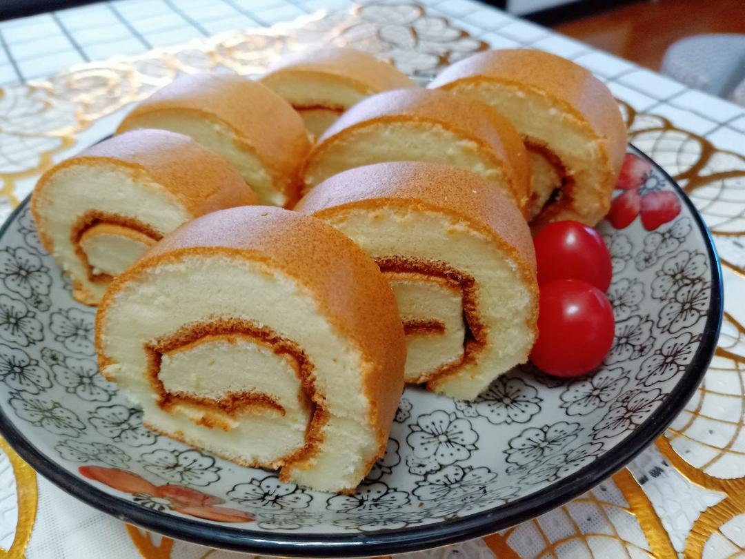 原味蛋糕卷(后蛋法)