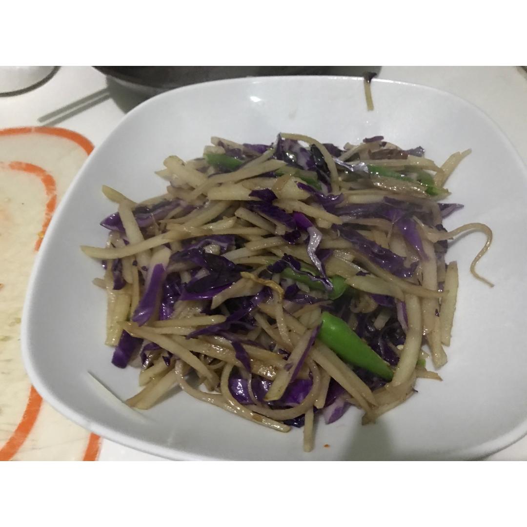 土豆丝甘蓝菜