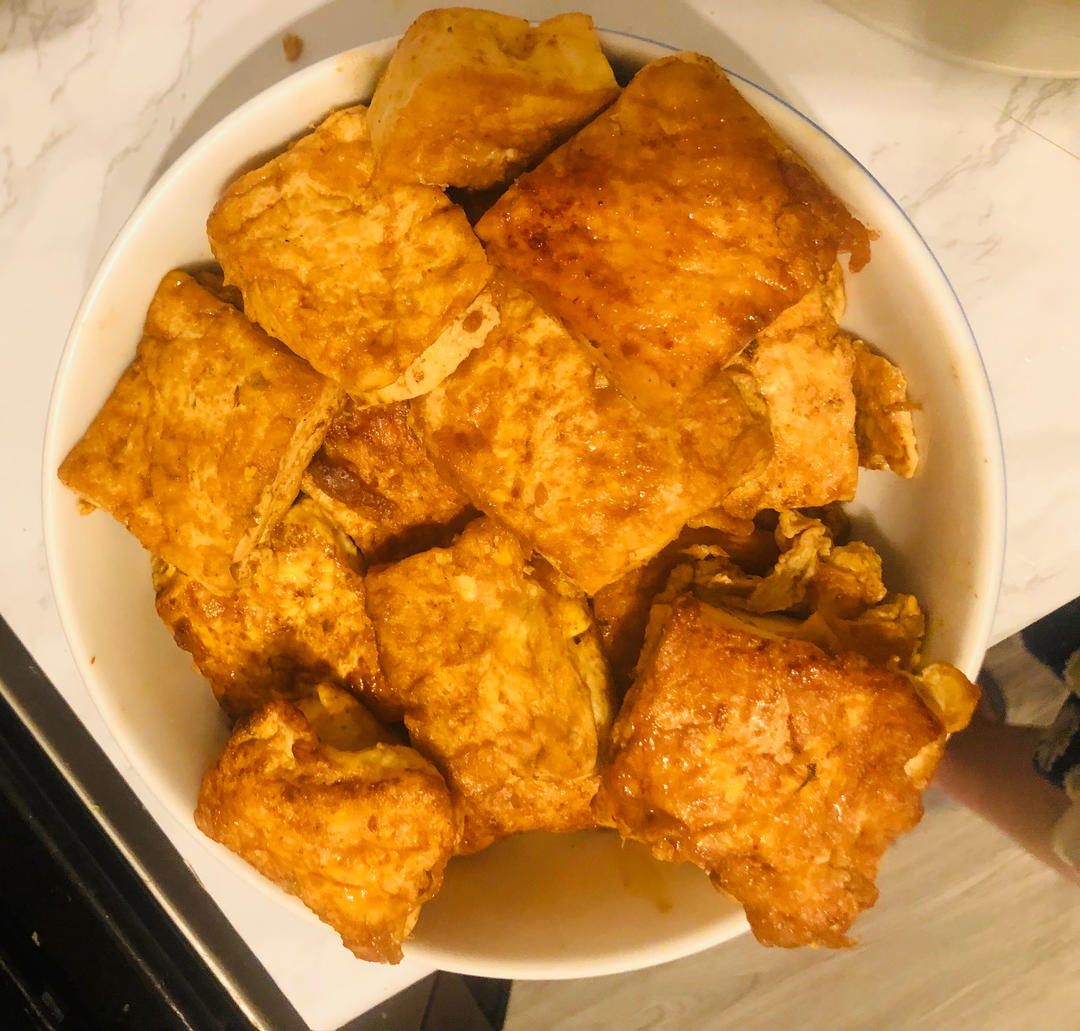鸡蛋煎豆腐