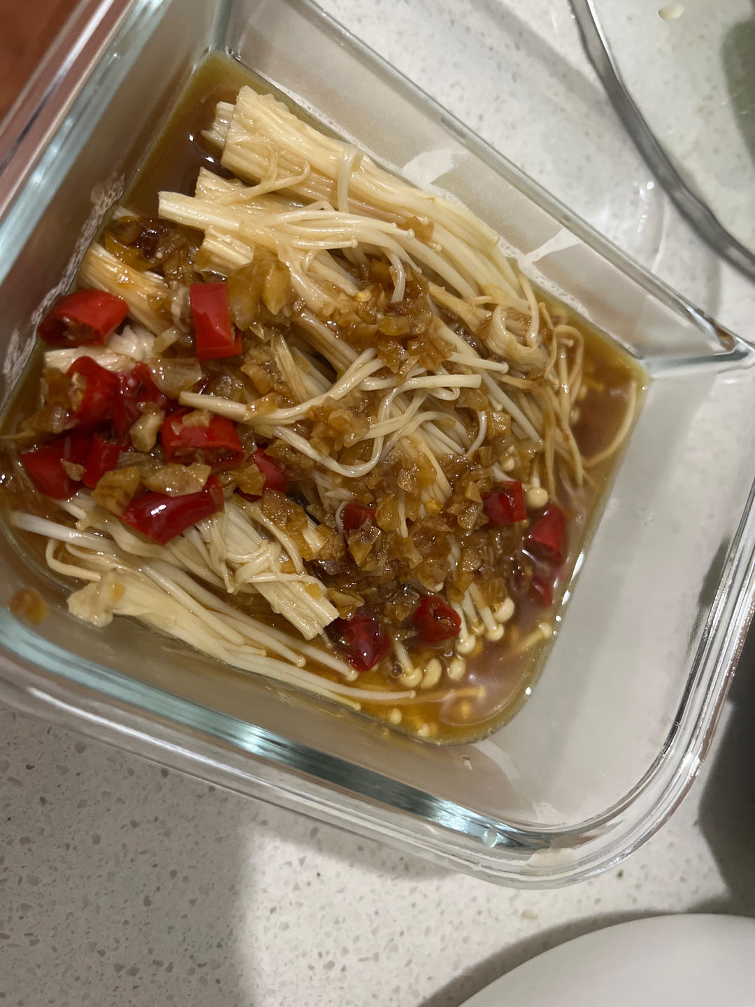 超级下饭的蒜蓉金针菇！好吃到爆