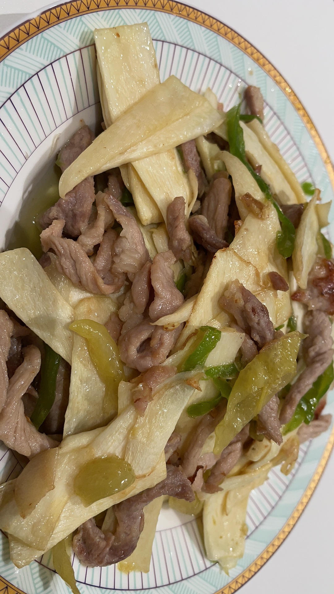 高笋炒肉