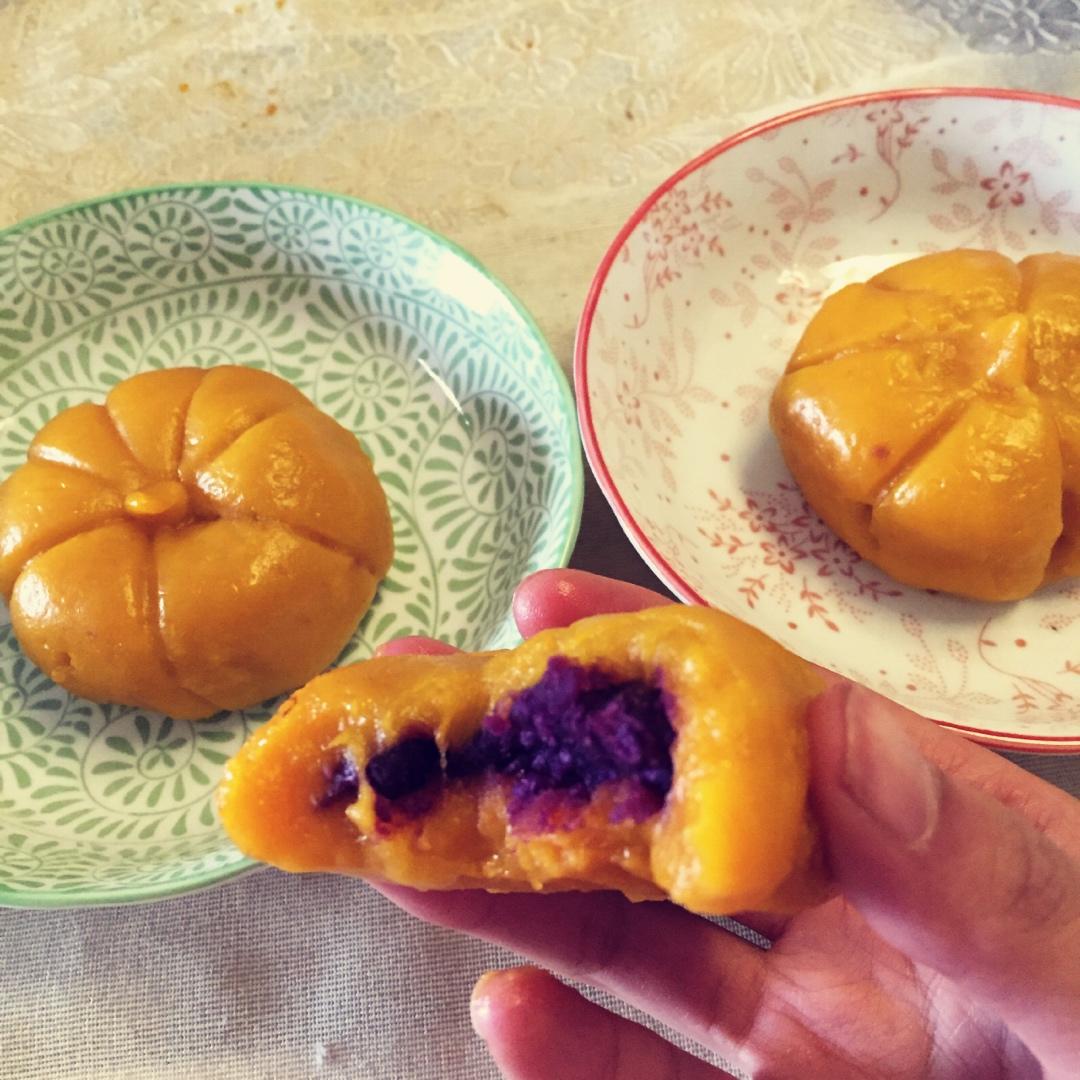 紫薯夹心南瓜仔