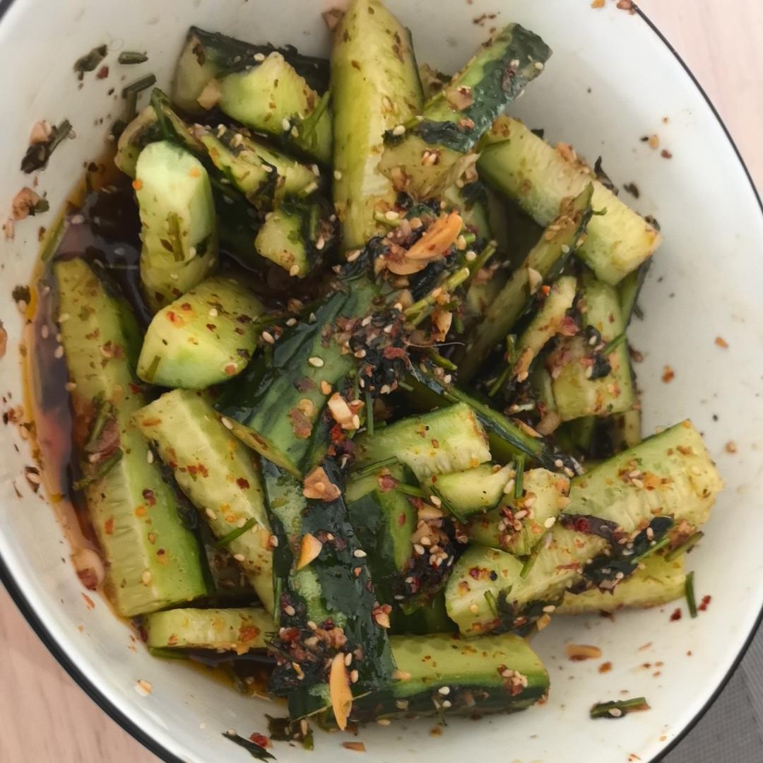 🌈酸酸辣辣巨开胃～超过瘾的凉拌黄瓜