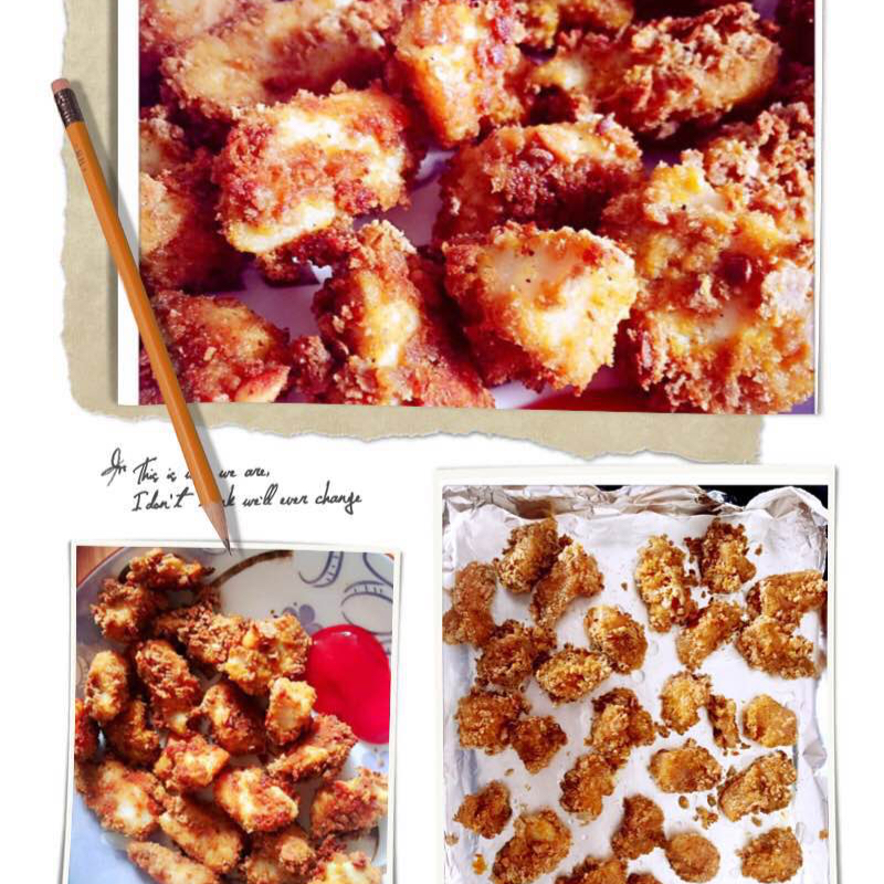 低卡低脂烤箱版鸡米花