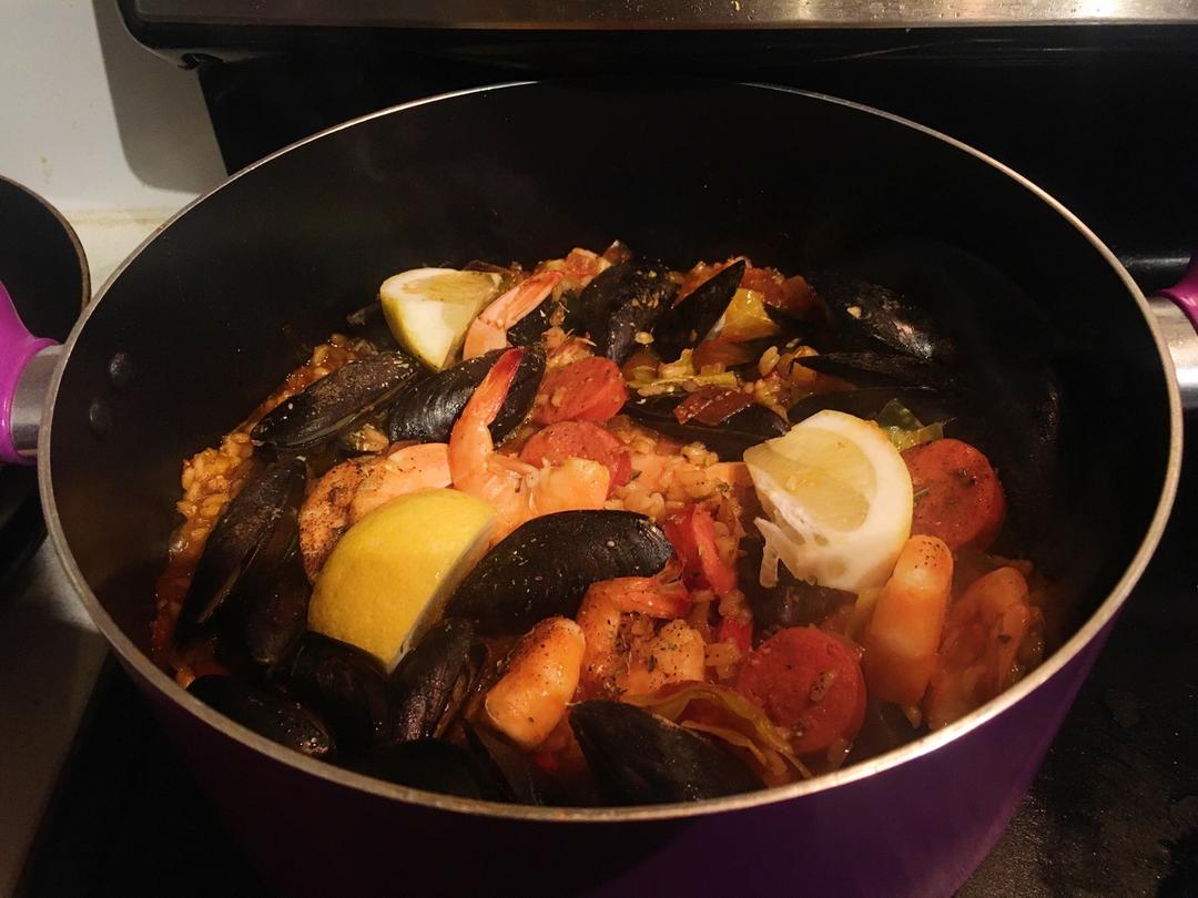 【曼食慢语】Seafood Paella 西班牙海鲜饭