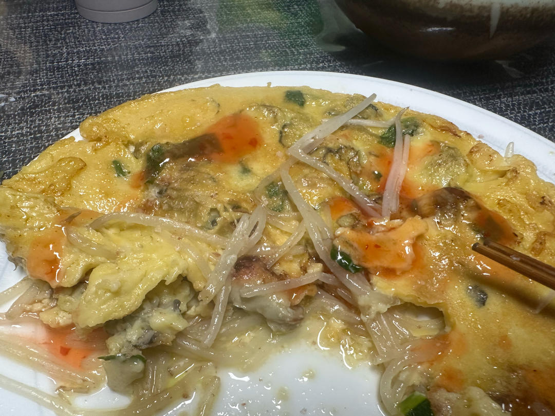豆芽海蛎煎