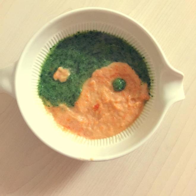 菠菜胡萝卜米糊6＋婴儿辅食的做法