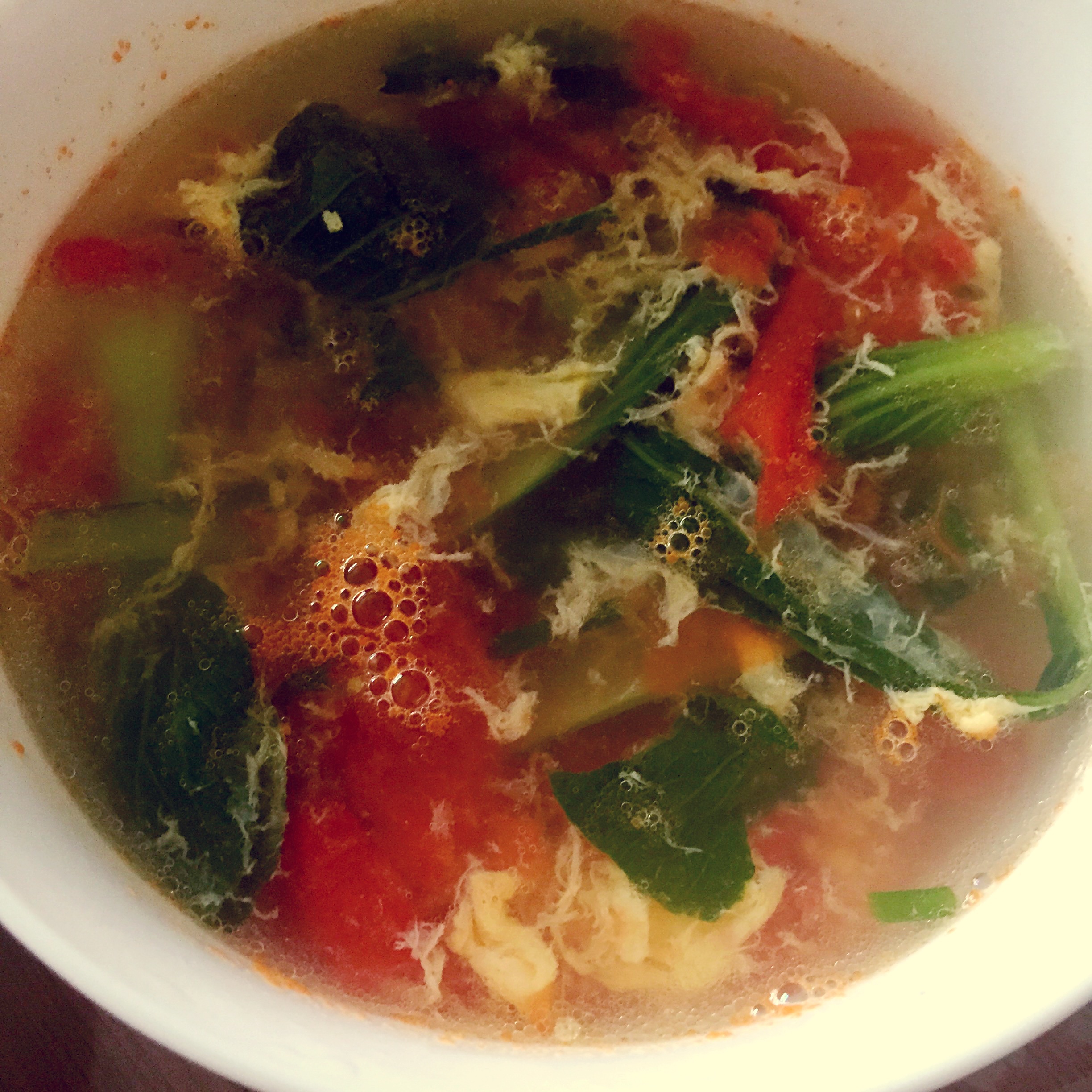 好喝到爆的西红柿鸡蛋汤