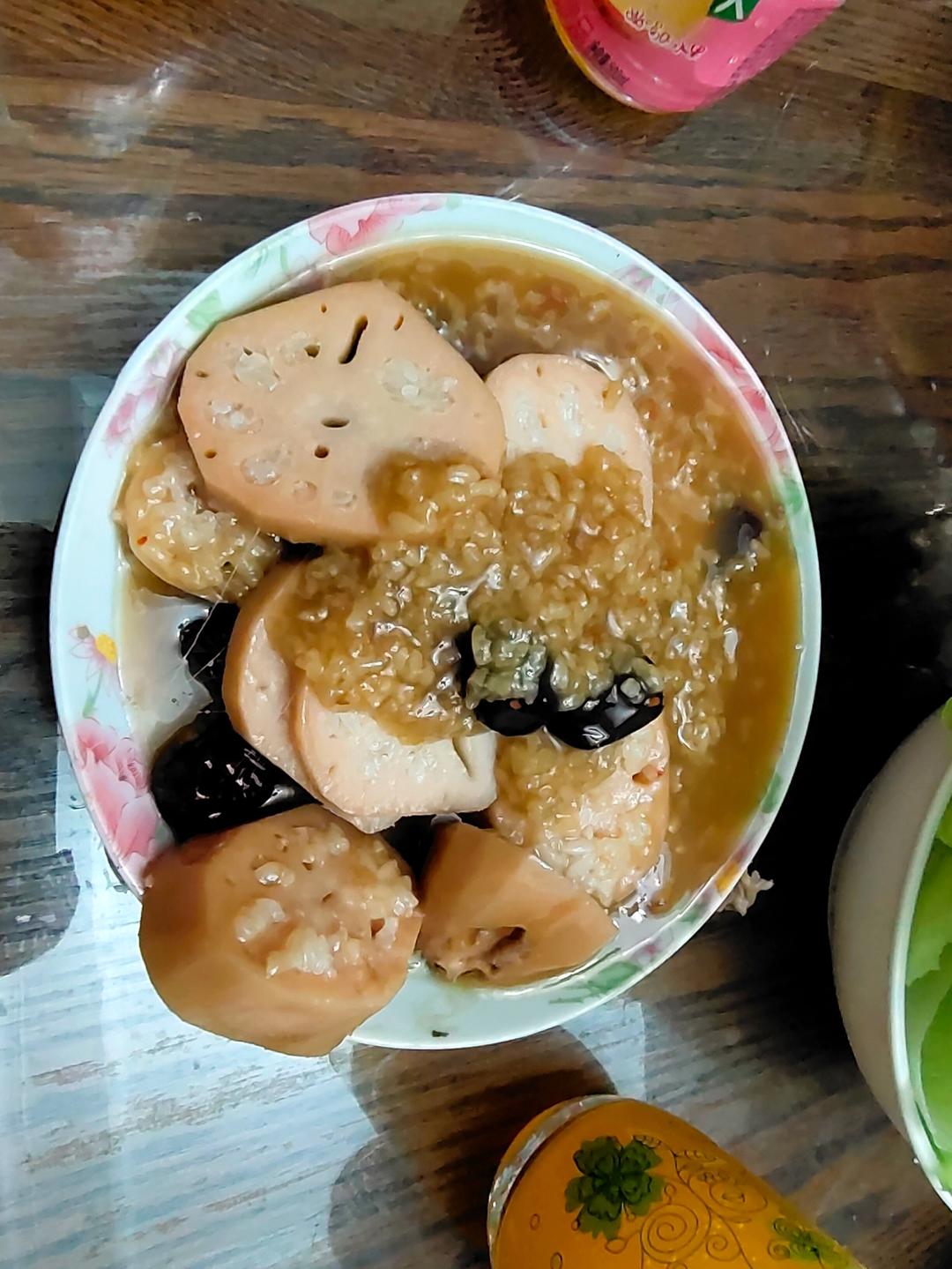 桂花糯米糖藕（上色技巧）