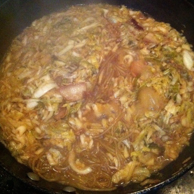 酸菜猪肉炖粉条