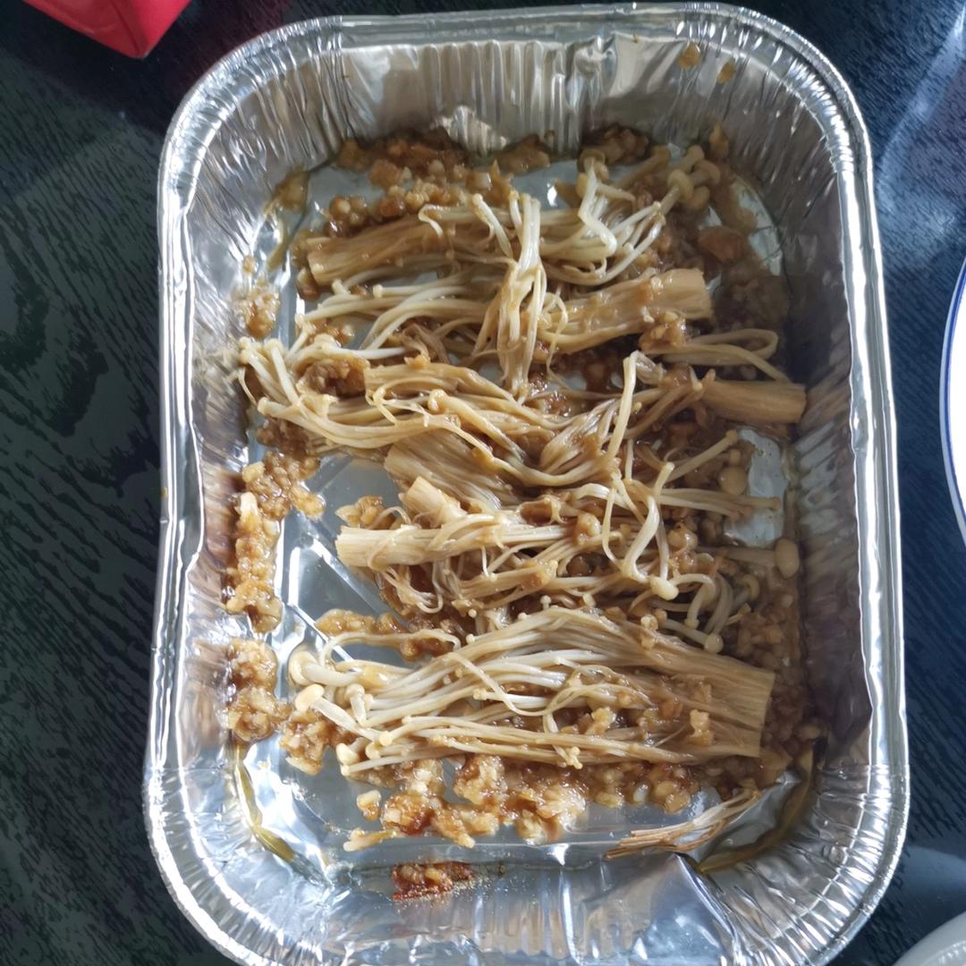 ㊙️制酱料❗️巨好吃烤金针菇！