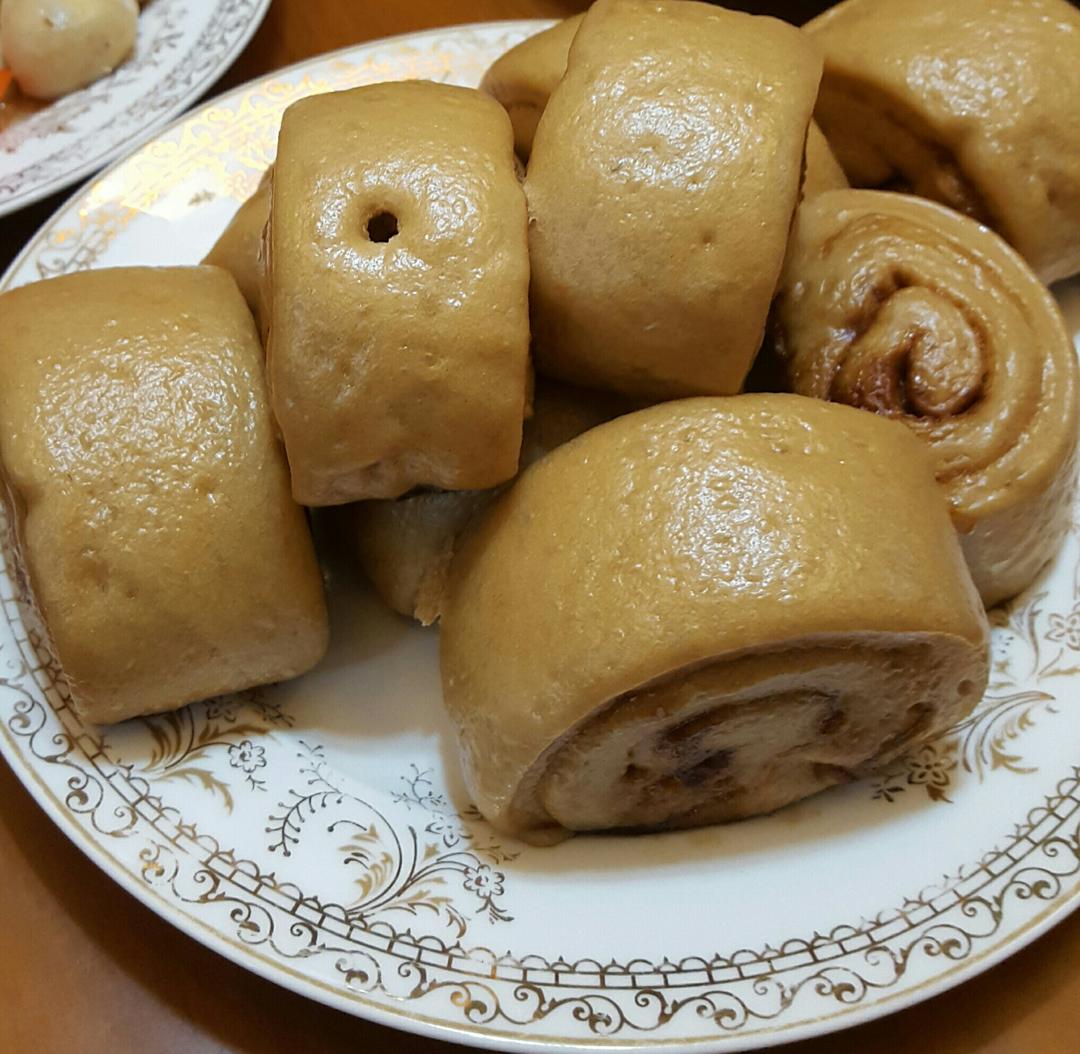奶香红糖馒头的做法