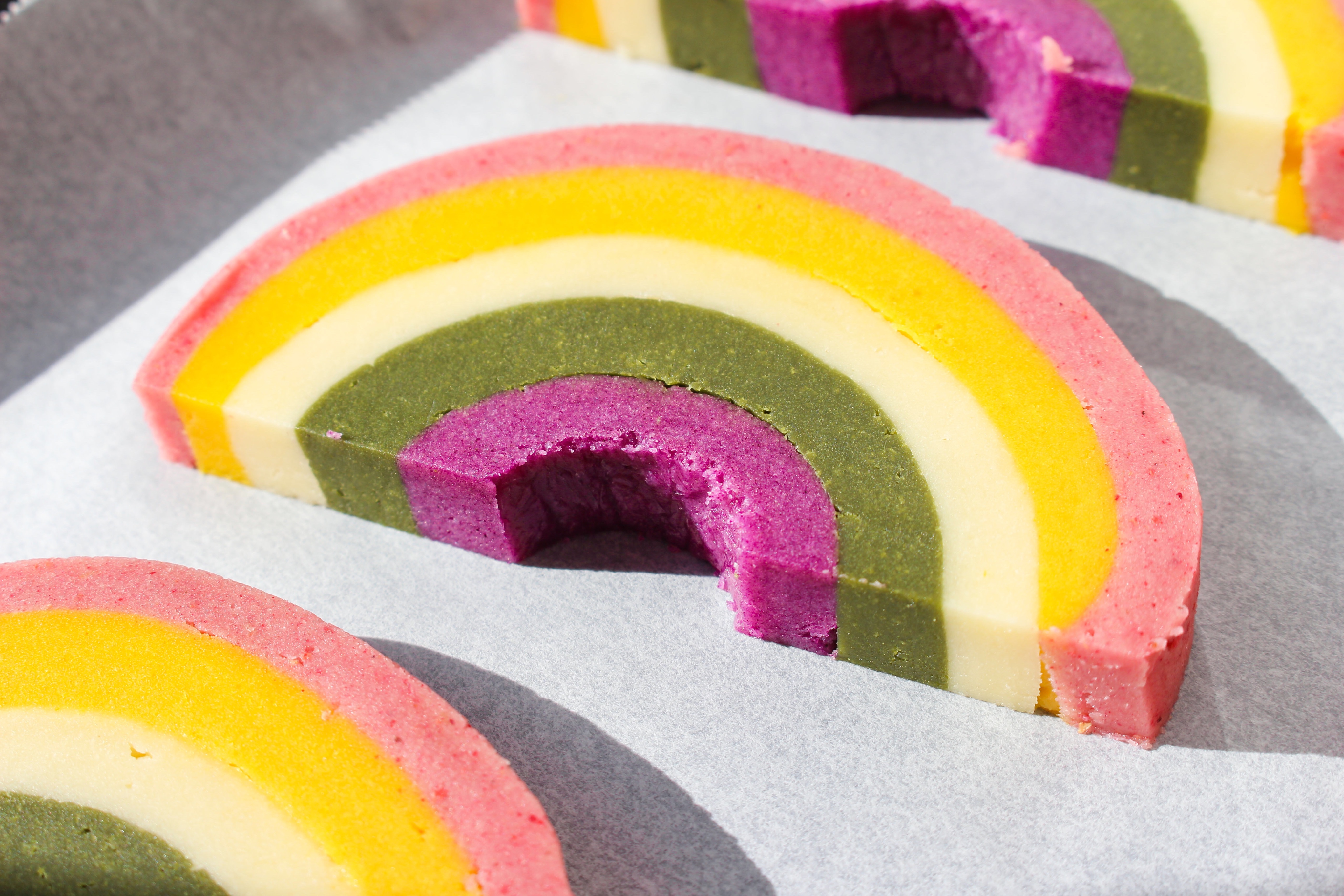 七种味道的🌈超可爱彩虹饼干的做法