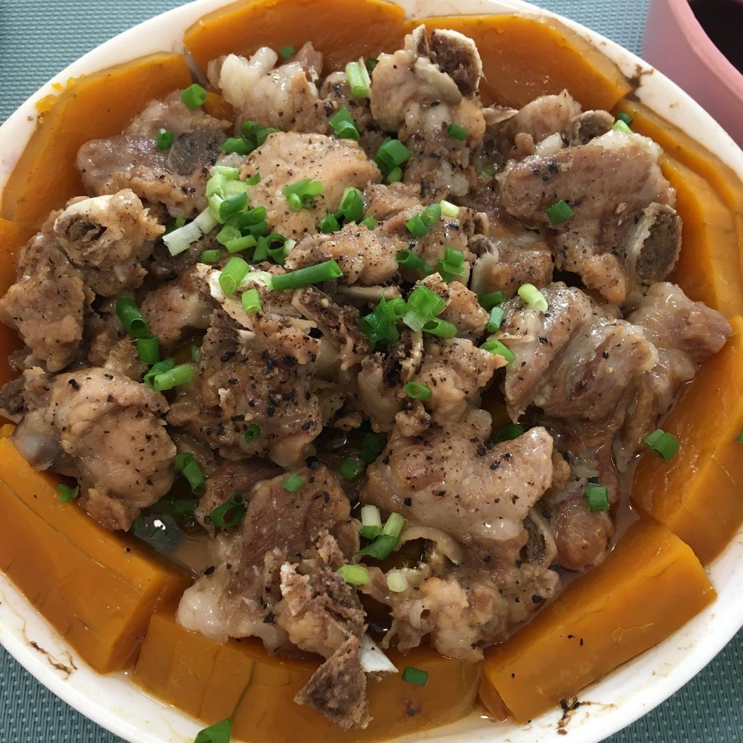 清蒸南瓜排骨