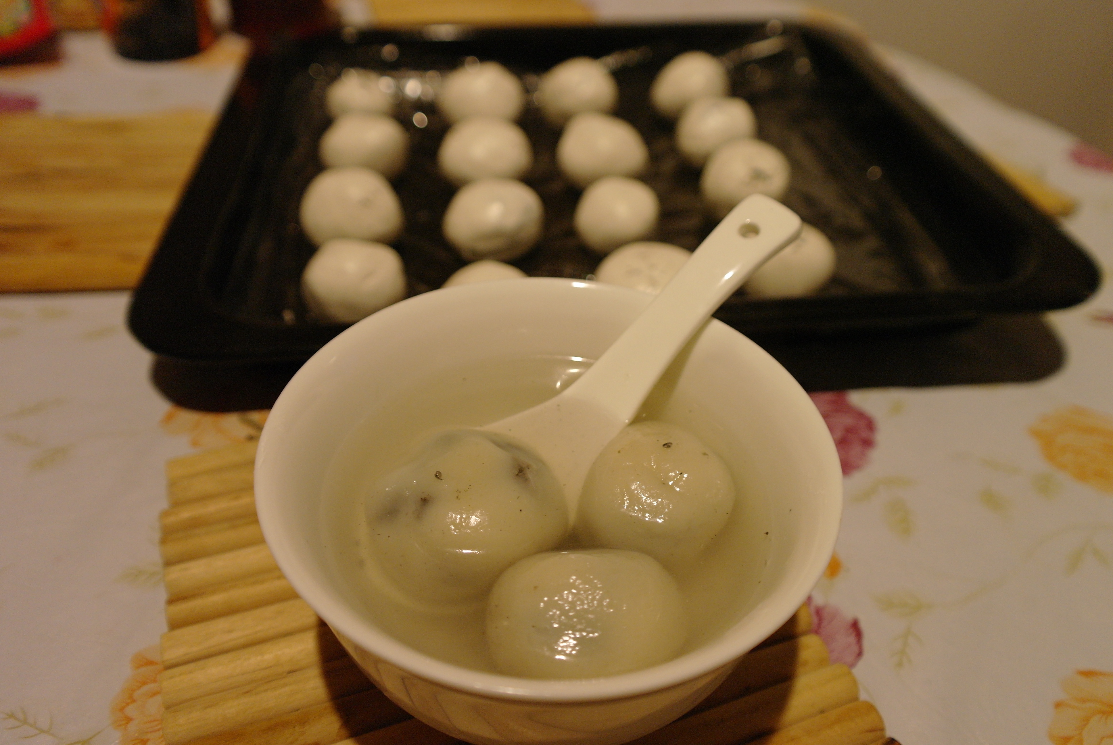 自制黑芝麻汤圆