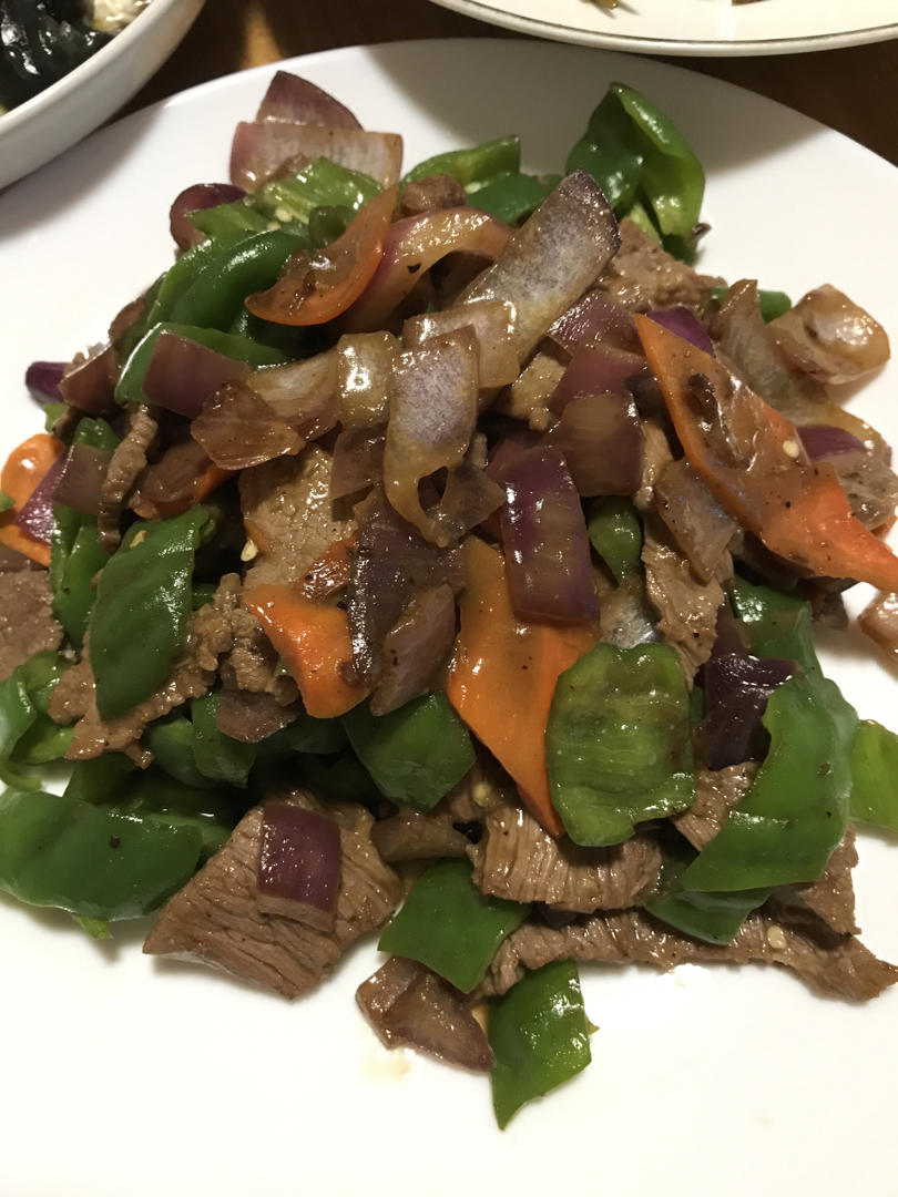 青椒炒牛肉