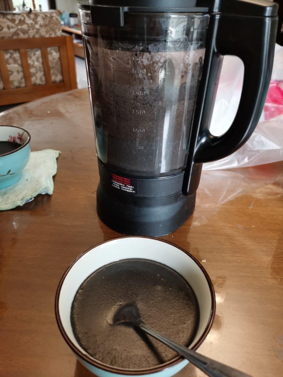 天天天蓝/wx做的完全不苦超好吃的黑芝麻糊(破壁机版)