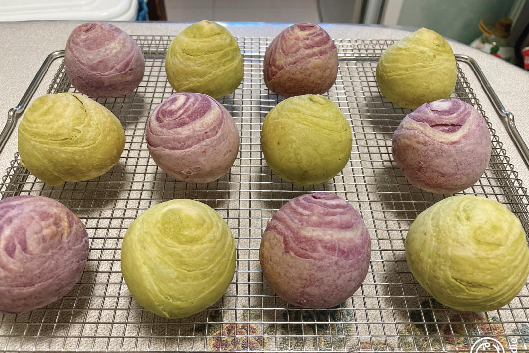 快手大包酥 彩虹酥、蛋黄酥、螺旋酥--手法适合量产 全程视频教学