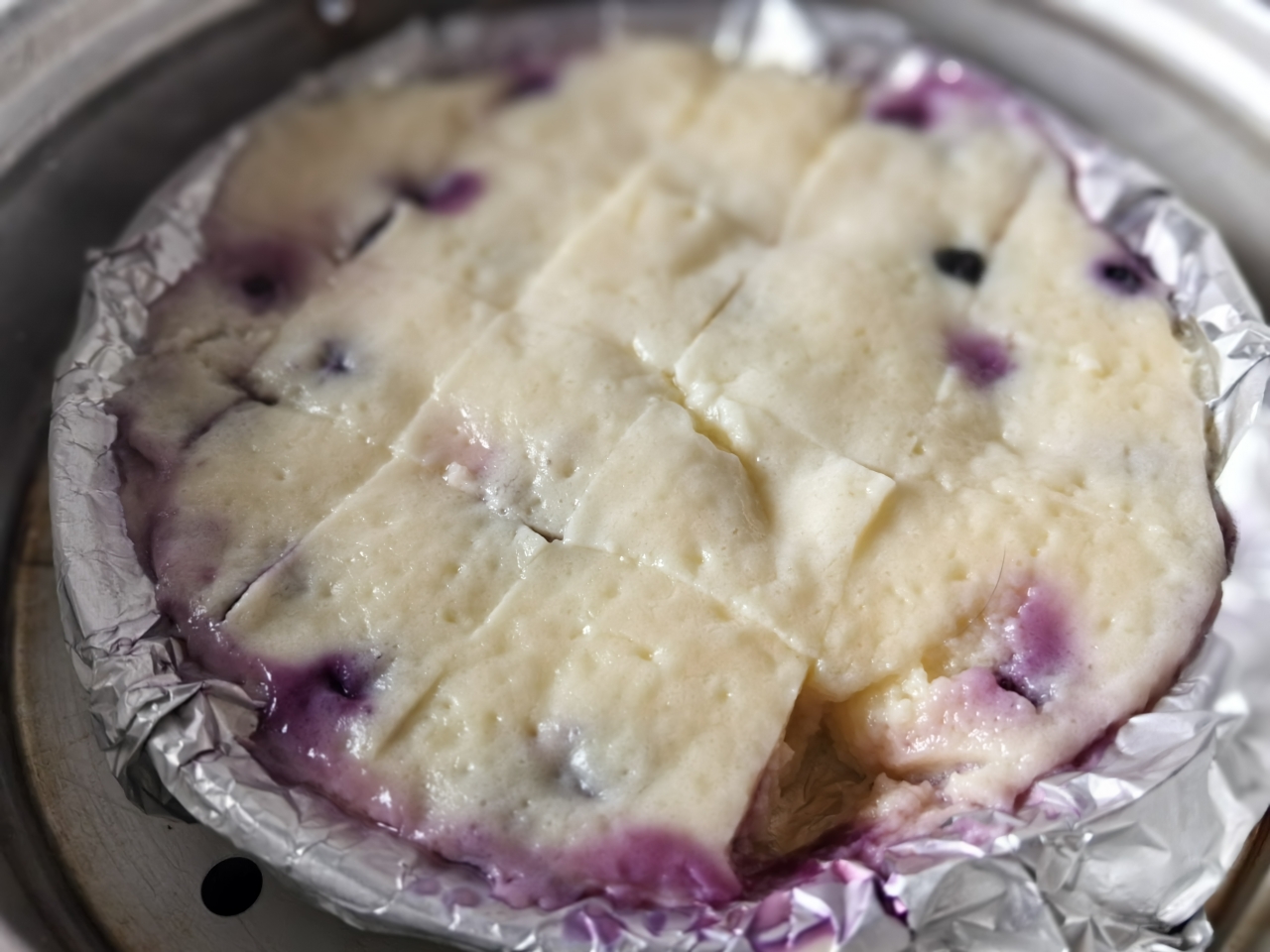 蓝莓酸奶糕（超级简单）