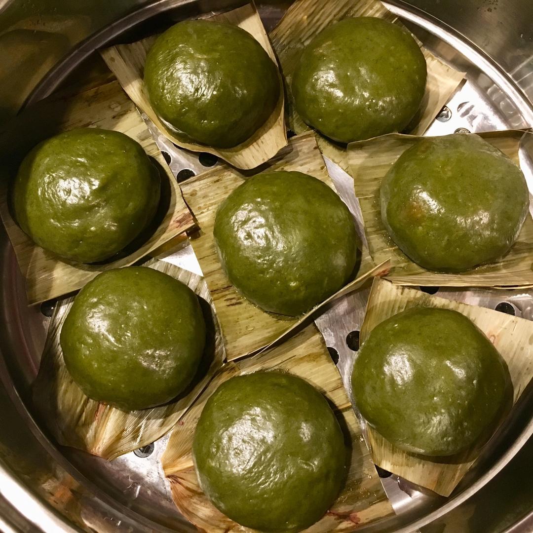 《Tinrry+》咸蛋黄肉松青团+红豆沙青团