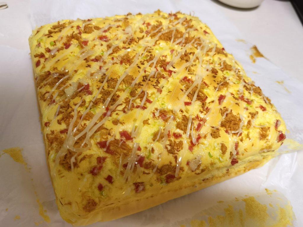 芝士夹心肉松蛋糕🍰