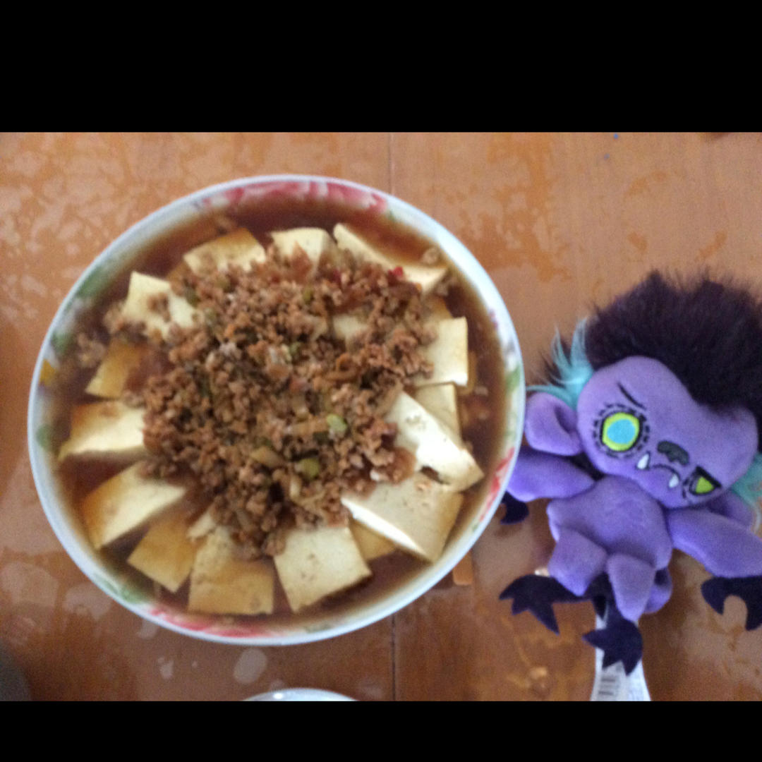 肉末蒸豆腐