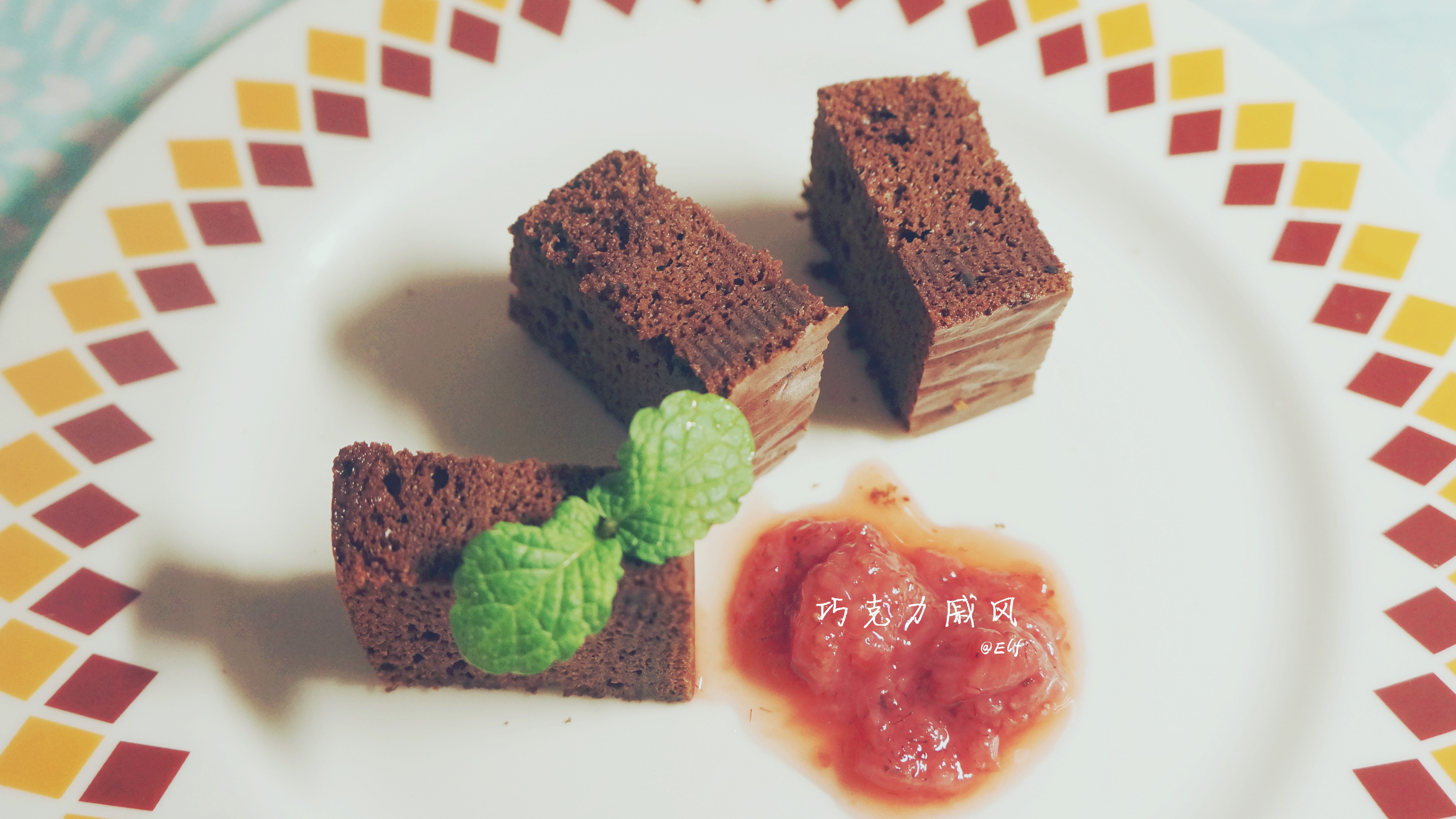巧克力戚风