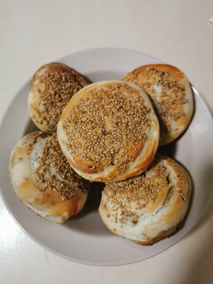 烤箱版麻酱烧饼