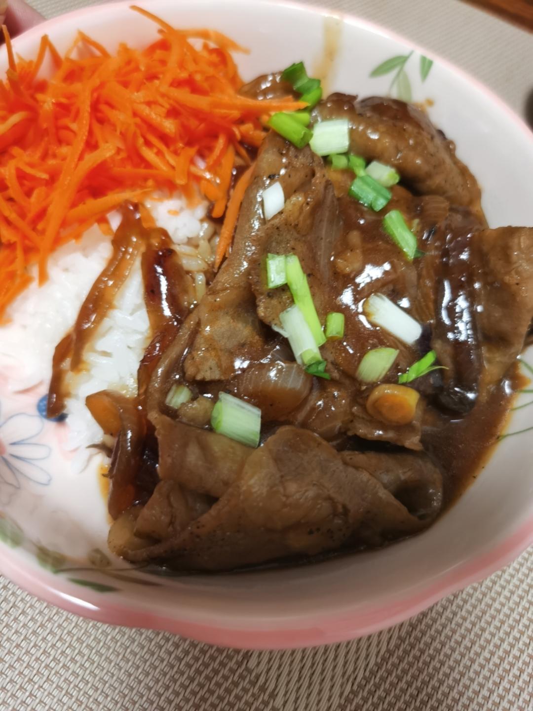 💕100%成功!!!🍱招牌肥牛饭专门店秘方·秒杀日本吉野家食其家！日式多汁牛肉饭 /嫩肥牛盖饭/牛肉饭/肥牛丼（超简单快速完美版）✨