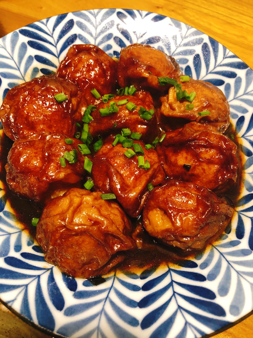 【油面筋塞肉】大上海才有的大肉丸，特别不一般！