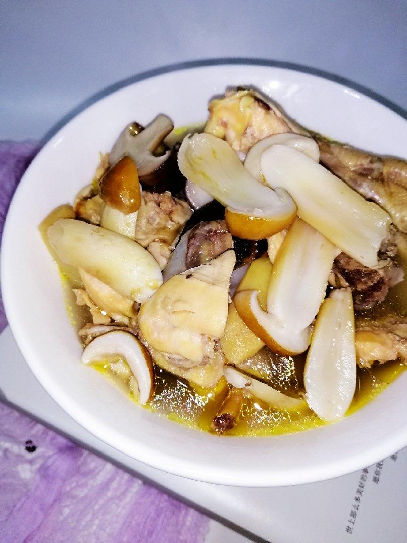 静之晗妈做的松茸鸡汤