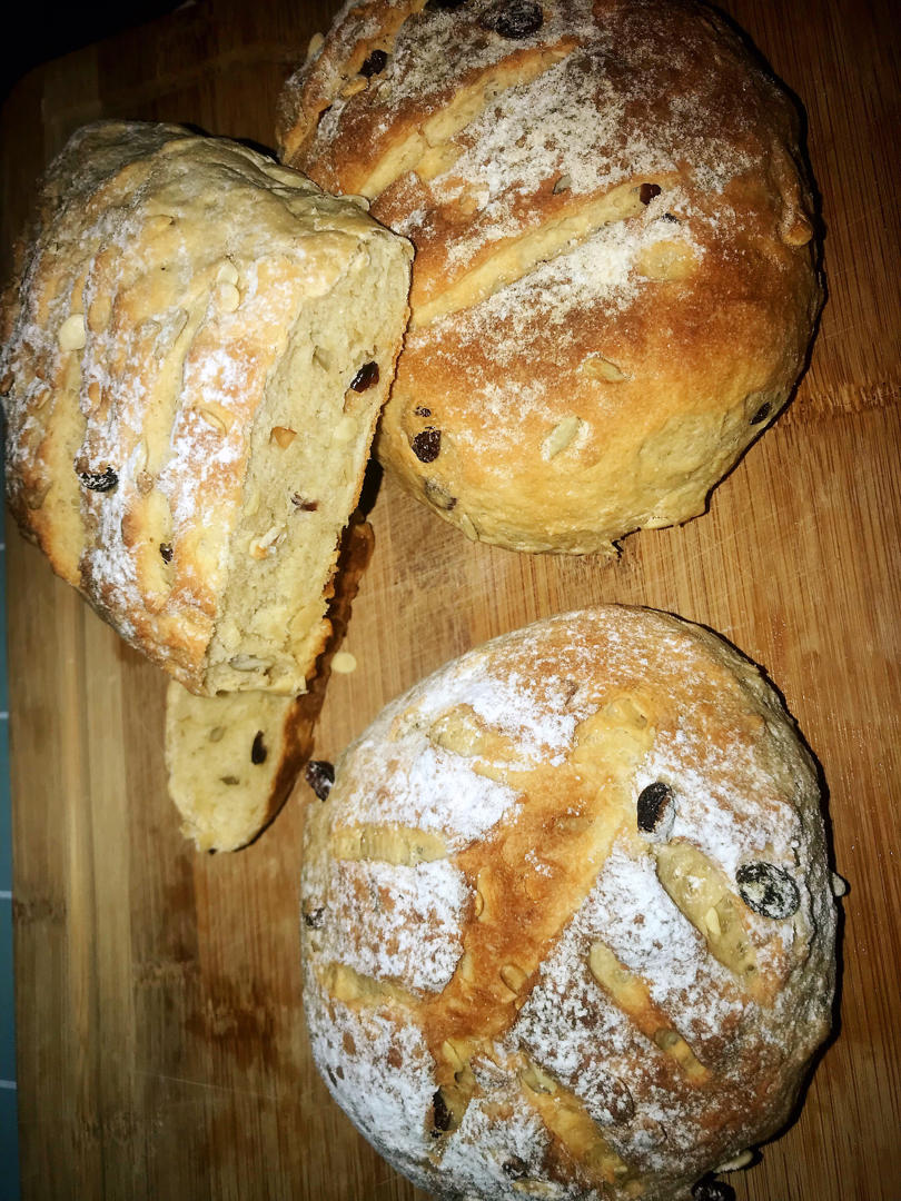 蔓越莓全麦黑糖面包