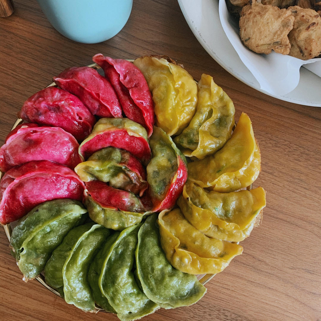 彩色水饺