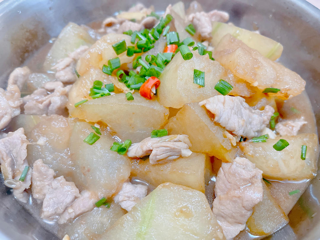 amybm做的冬瓜炒肉太好吃了