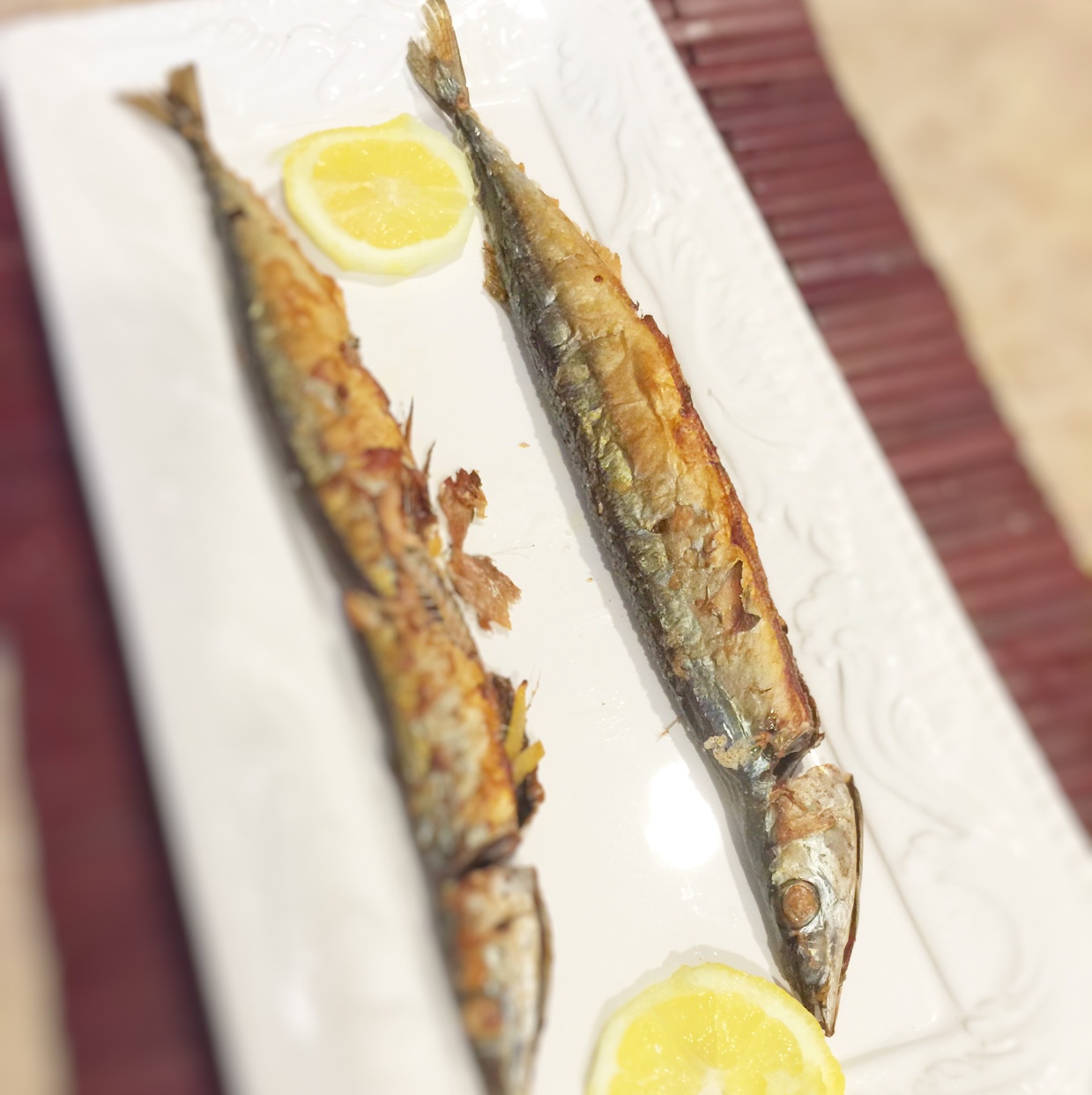 盐烤秋刀鱼
