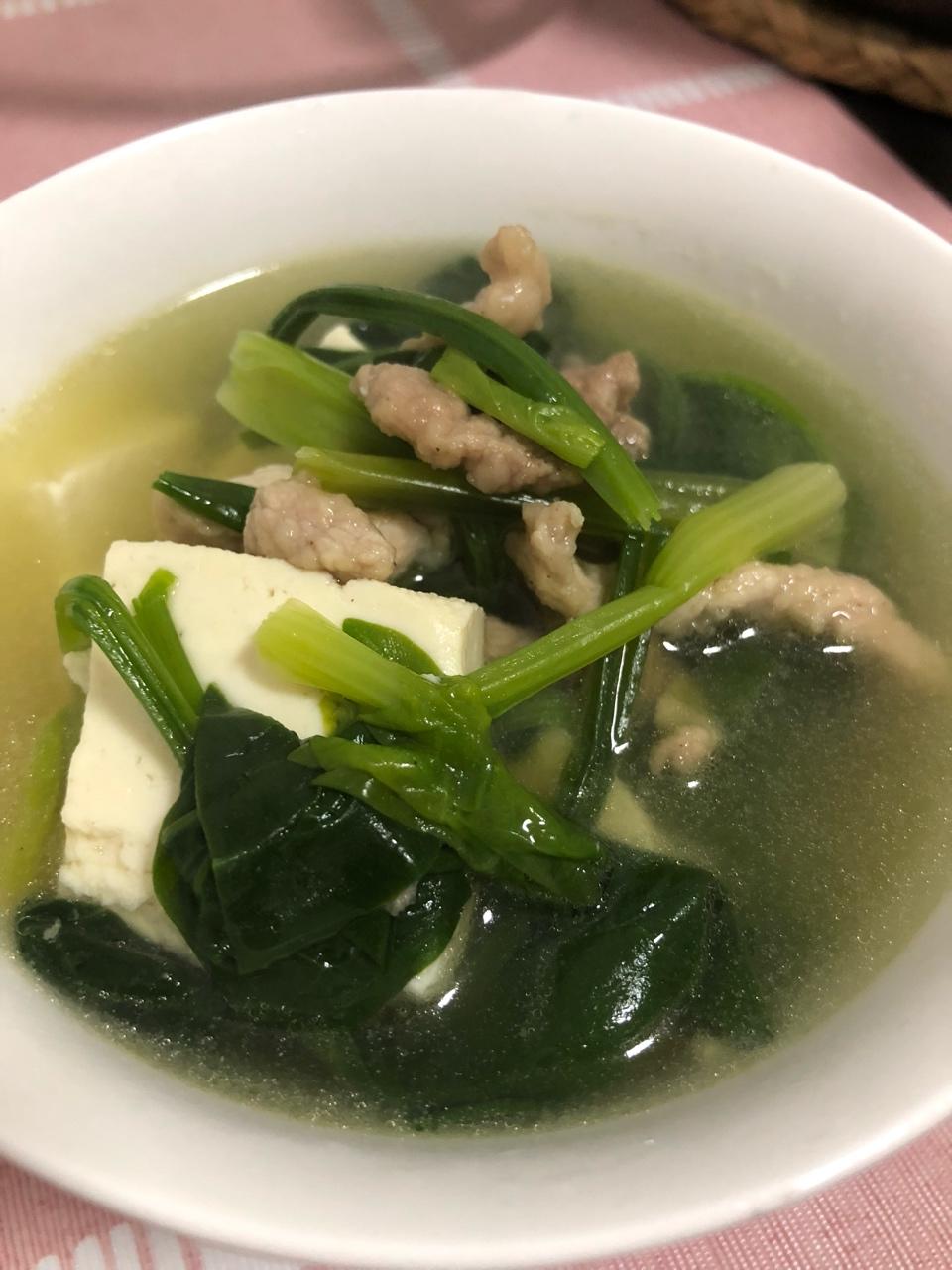 豆腐肉丝汤