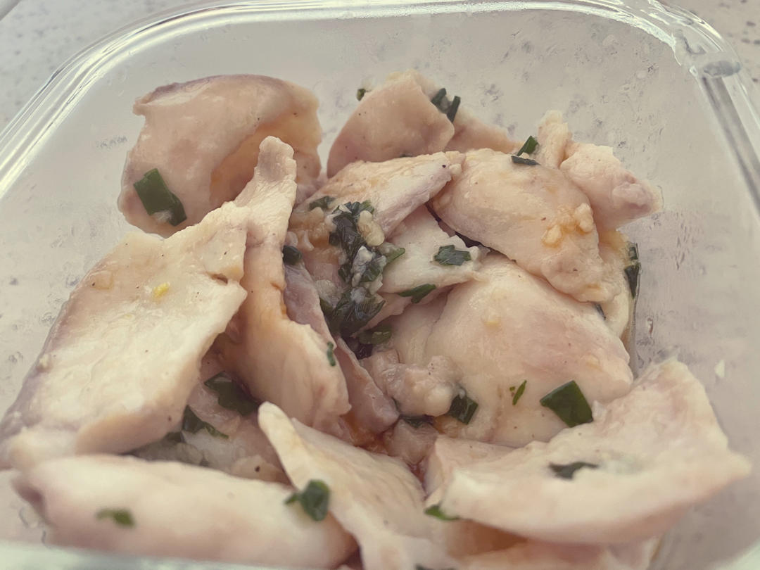 葱油黑鱼片