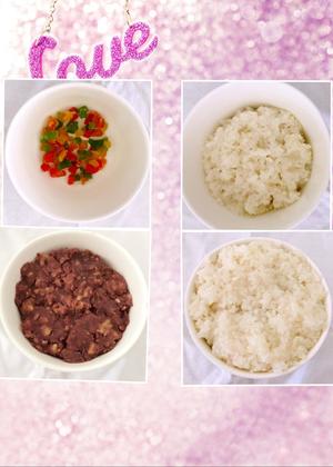 核桃仁豆沙糯米饭的做法 步骤5